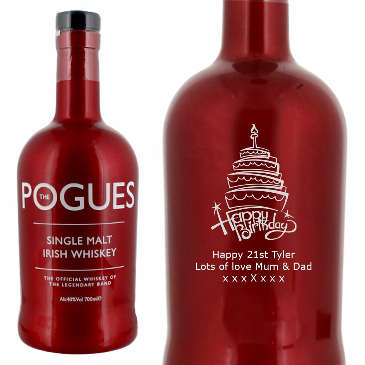 Personalised The Pogues Irish Single Malt Whiskey… Prestige Drinks